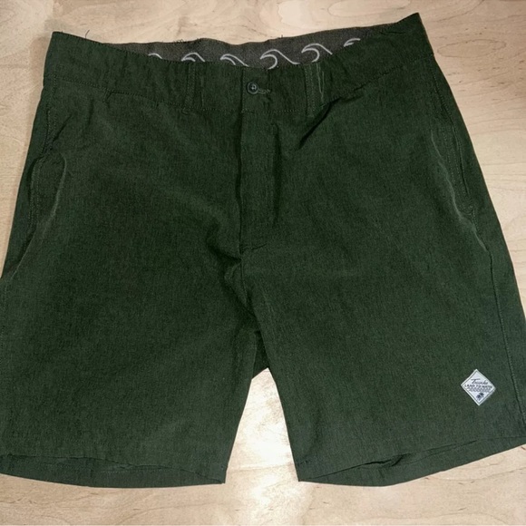 trunks land to water Other - Trunks Land to Water Swim Board Shorts Men's Sz 36 Stretch Classic Dark Green